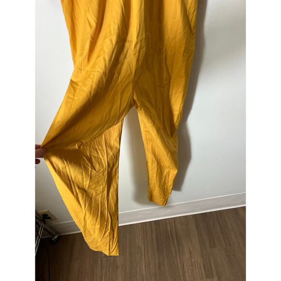 Glammaker Yellow Jumpsuit Size Medium New with tags - Picture 3 of 5